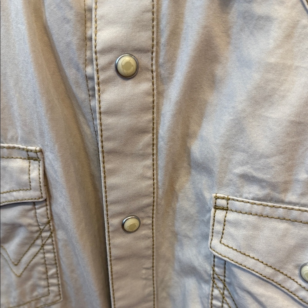 Wrangler Retro Premium Cream Shirt - Picture 4 of 5